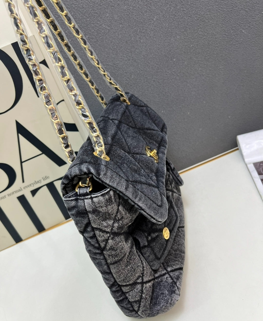 Sac à main en jean CHANEL