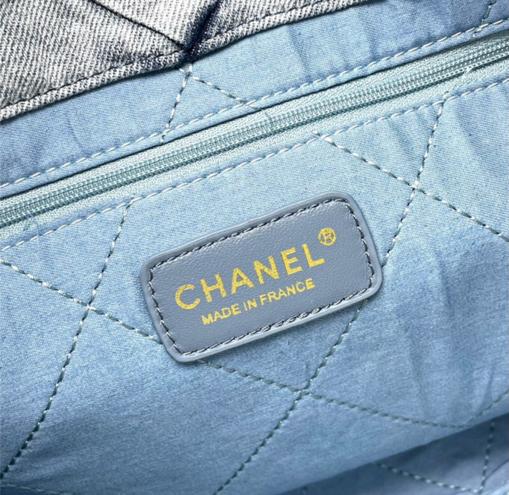 Sac à main en jean CHANEL