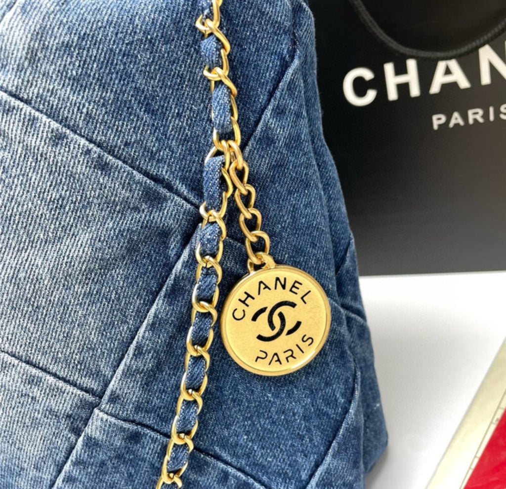 Sac à main en jean CHANEL