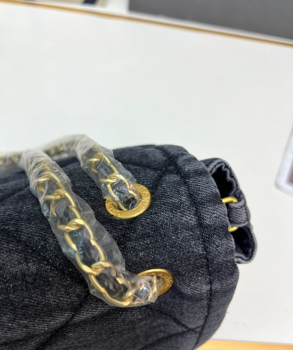 Sac à main en jean CHANEL