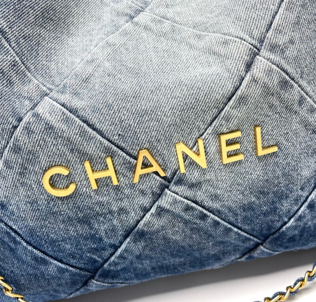 Sac à main en jean CHANEL