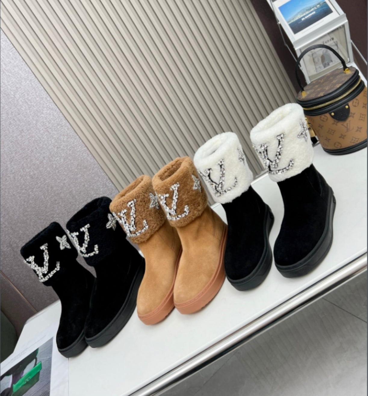 Botte molletonné LOUIS VUITTON