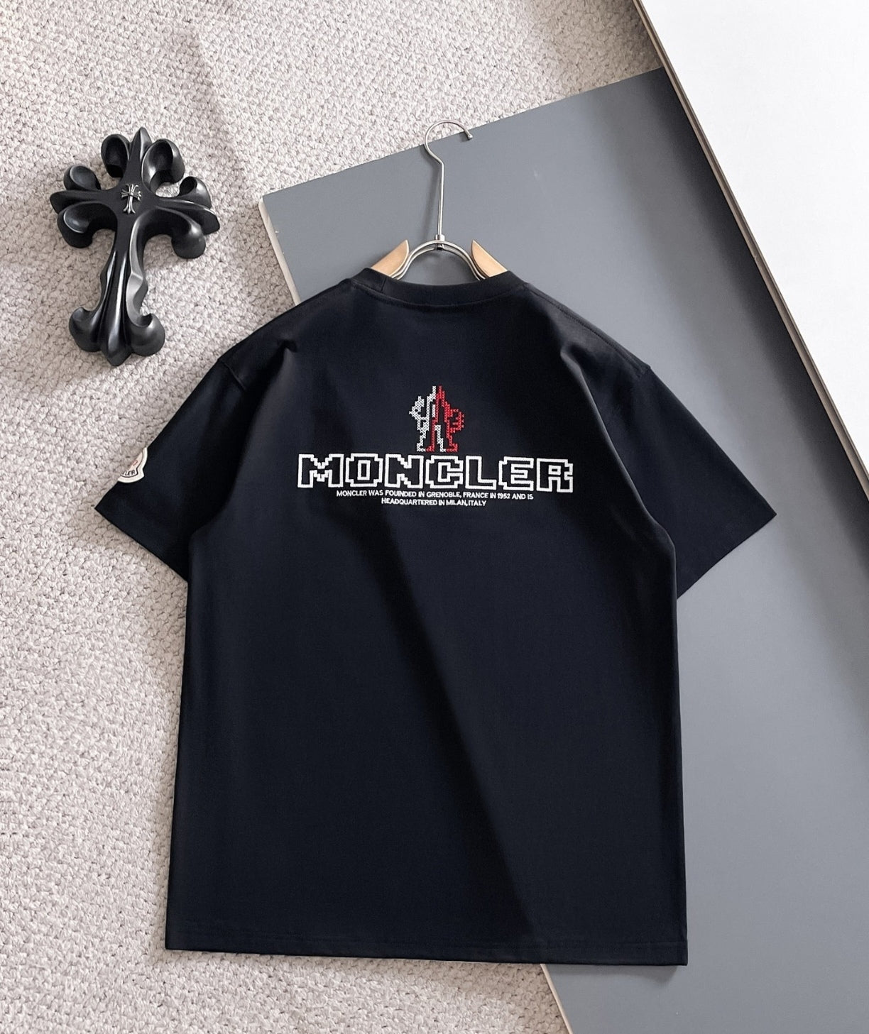 Tee-shirt MONCLER blanc & noir