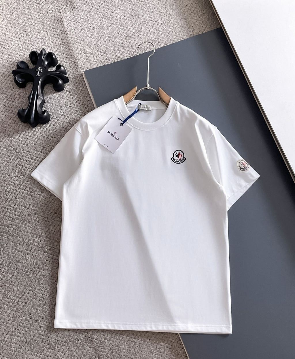 Tee-shirt MONCLER blanc & noir