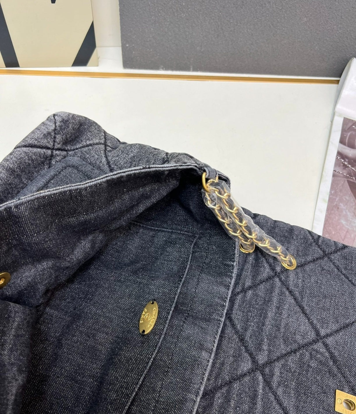 Sac à main en jean CHANEL