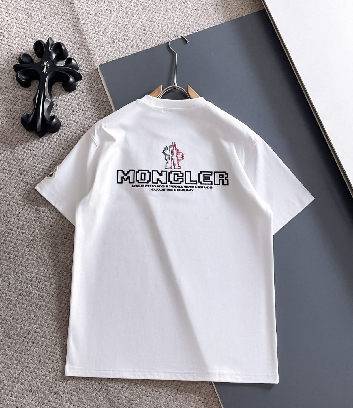 Tee-shirt MONCLER blanc & noir