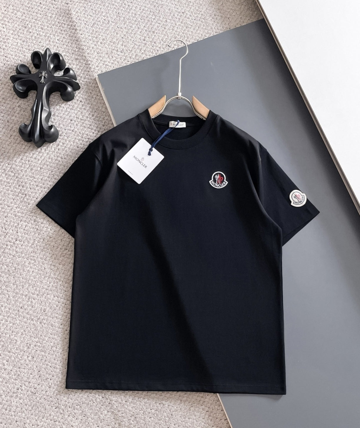 Tee-shirt MONCLER blanc & noir