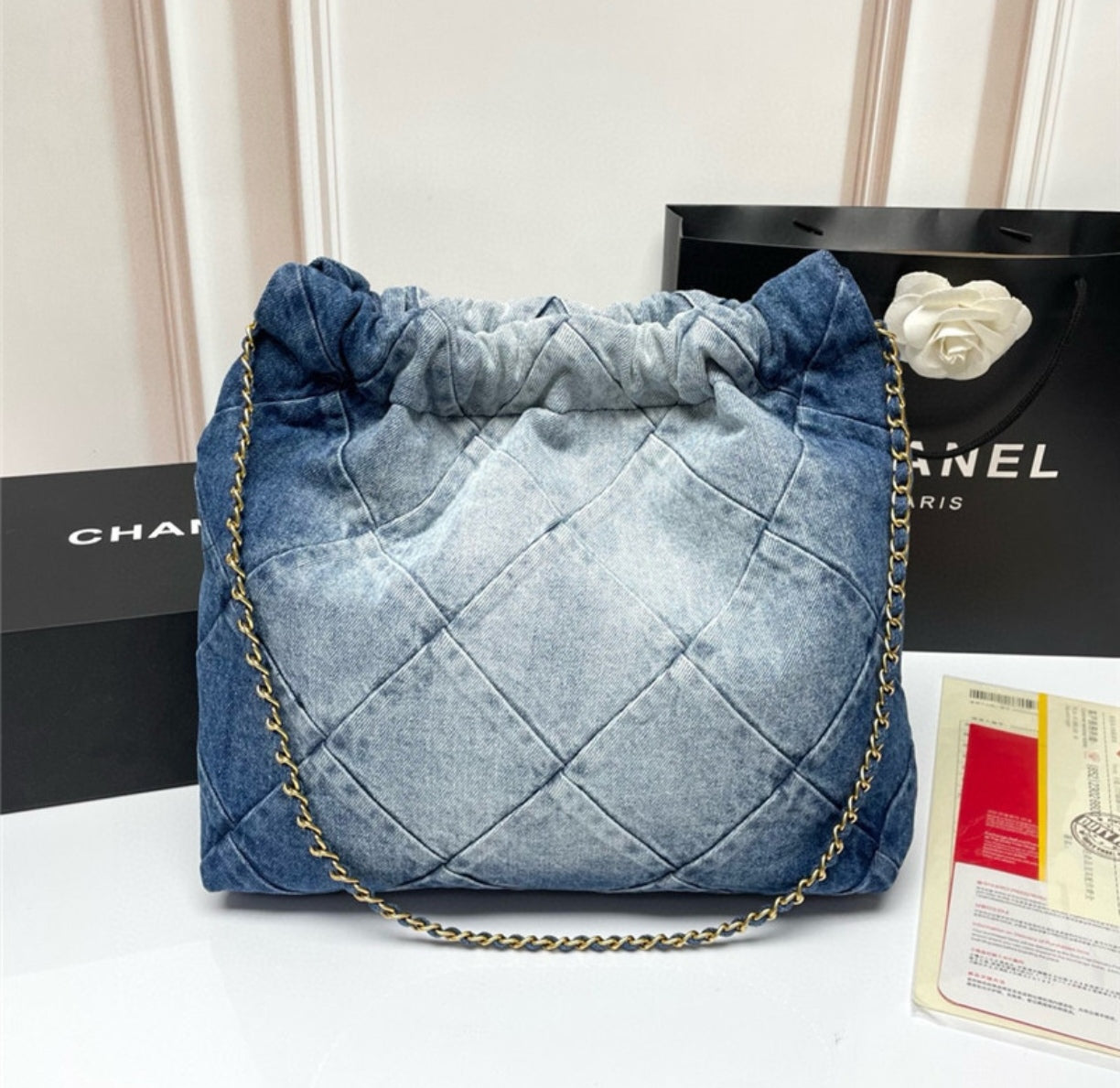 Sac à main en jean CHANEL