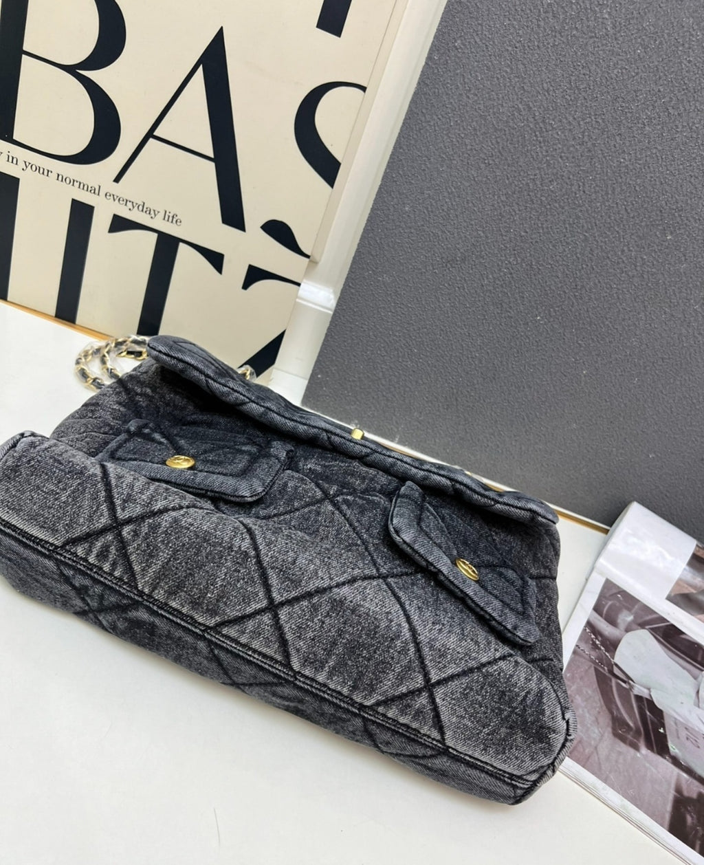 Sac à main en jean CHANEL