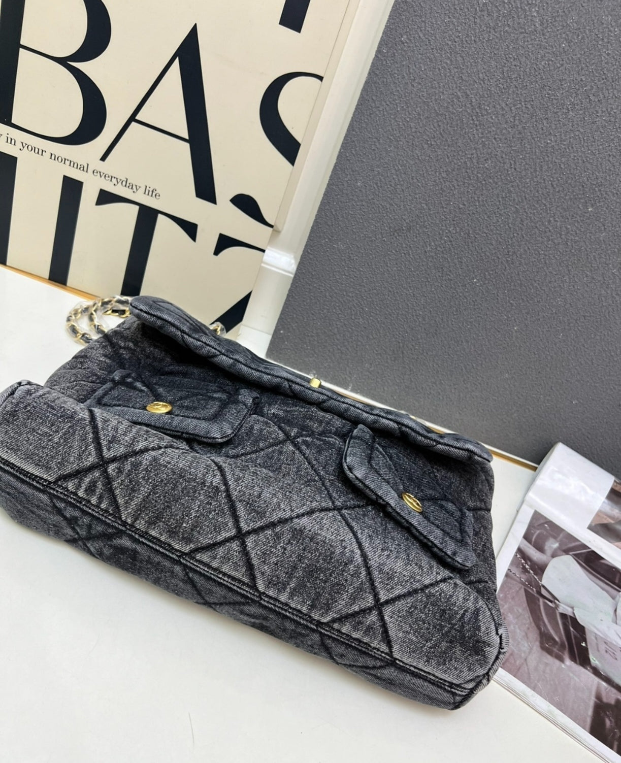 Sac à main en jean CHANEL