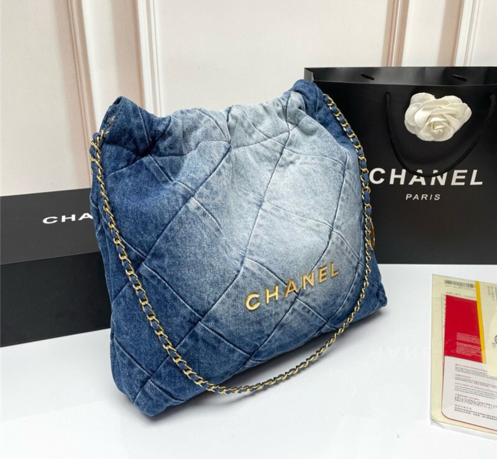 Sac à main en jean CHANEL