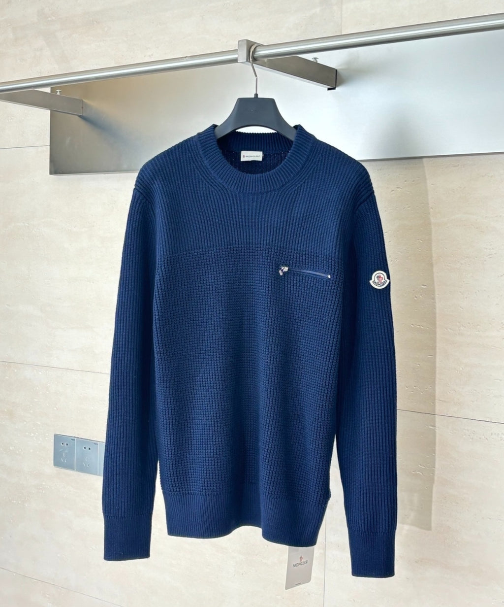 Pulls MONCLER bleu & marron