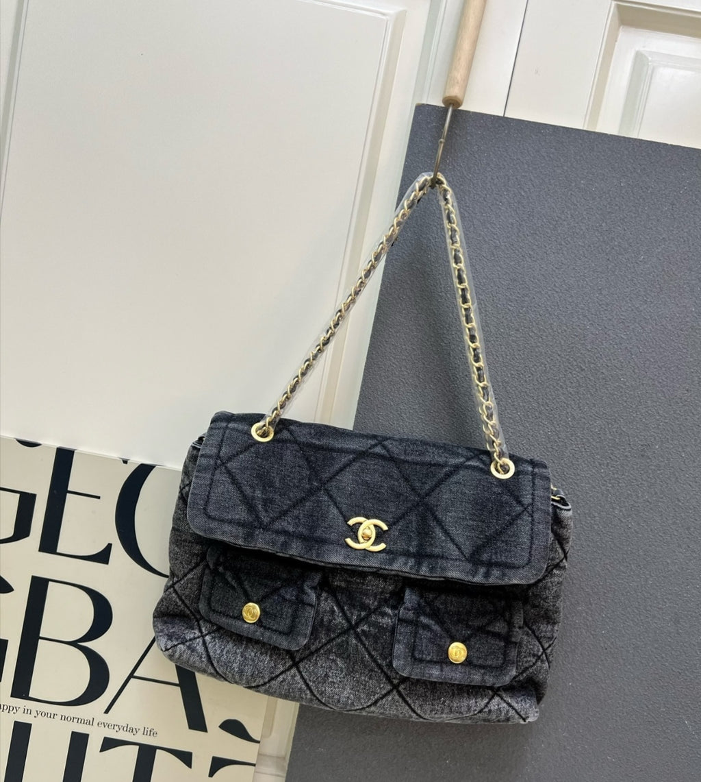 Sac à main en jean CHANEL